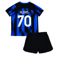 Inter Milan Alexis Sanchez #70 Hjemmedraktsett Barn 2023-24 Kortermet (+ Korte bukser)